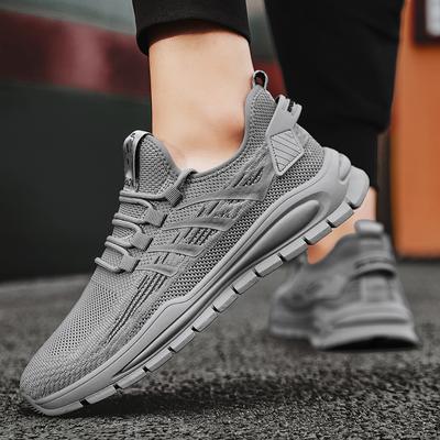 Schuh für Herren Sommer Mesh Atmungsaktivität Dicke Sohle Outdoor Anti-Rutsch Laufschuhe Herren Mode Lässig Sport Wanderschuhe 39-44