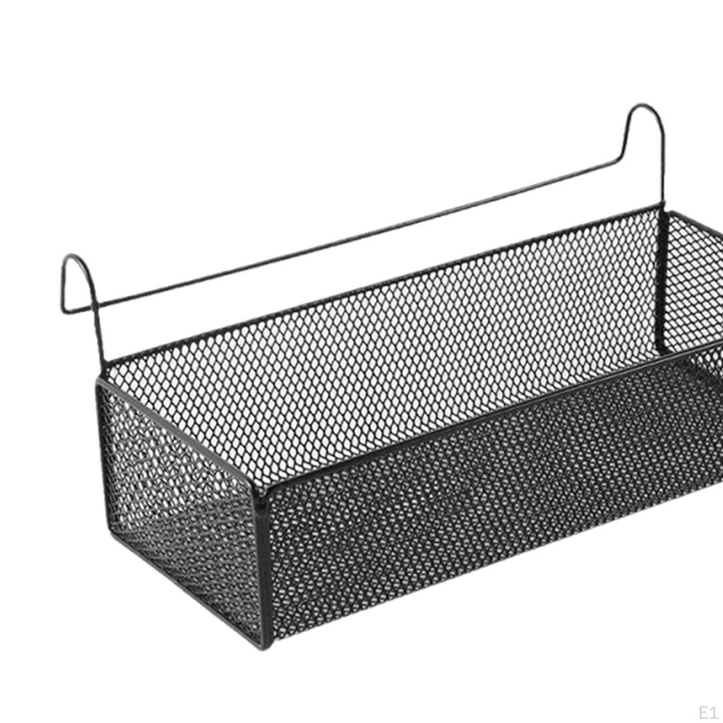 Bedroom Bedside Shelf, Bunk Bed, Iron Mesh Organizer, Heavy Duty Hanging Basket, Organizer