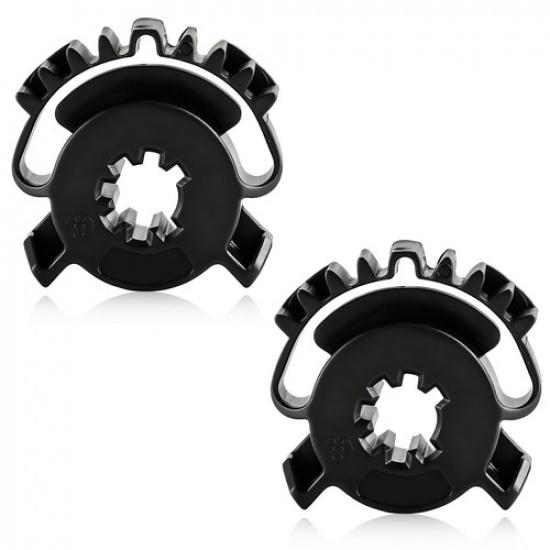 2x Black HVAC Blend Door Actuator Gear for Dodge Durango 2011-2018