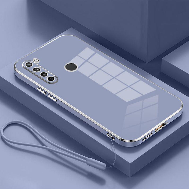 

Для Redmi Note 8T Чохол Redmi Note 8 Чохол Redmi Note 8 Pro Чохли note8t Розкішний квадратний чохол для телефону Протиударна задня кришка Redmi Note 8T&Case & Strap