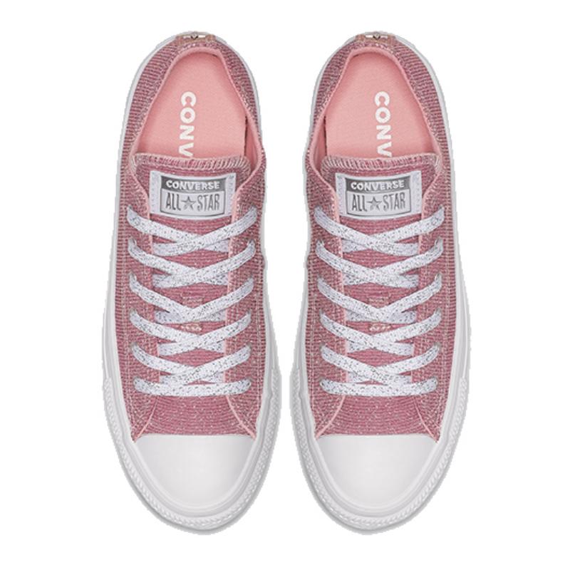 Converse Chuck Taylor All Star Starware Low Top Lässig & Bequem Rutschfest & Abriebfest Low-Top Espadrilles Damen Rosa