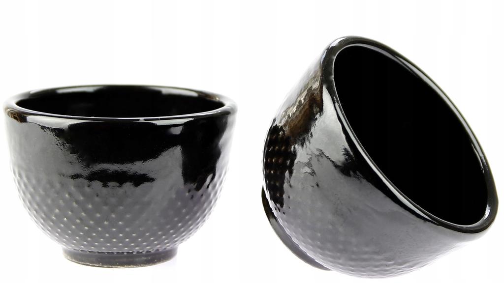 Enamelled Cast Iron Cups 2 Pcs. Cast Iron Tea Set