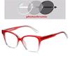 0 -0.5 -0.75 To -6.0  Anti Blue Rays Oval Prescription Spectacles With Cylinder Vintage Spring Hinge Short-Sight Eyewear