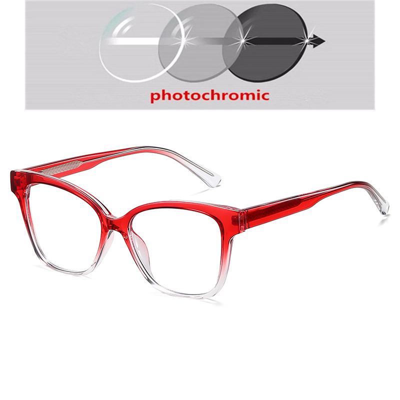 0 -0.5 -0.75 To -6.0  Anti Blue Rays Oval Prescription Spectacles With Cylinder Vintage Spring Hinge Short-Sight Eyewear