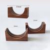 Coffee Filter Screen Holder Walnut-Stand Coffee Puck Screen Rack Double Grids Storage Base For 51MM/54MM/58MM Espresso Screen