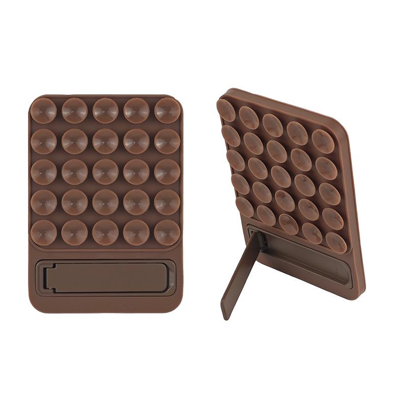 Silicone Anti-Slip Suction Cup Holder for Glass and Desktop