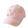 Colorful Dinosaur Cotton Baseball Cap For Boys And Girls Sun Protection Cap