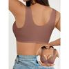 Damen kabellos integrierter Cup Frontverschluss Spitze Sexy Intimbereich BH