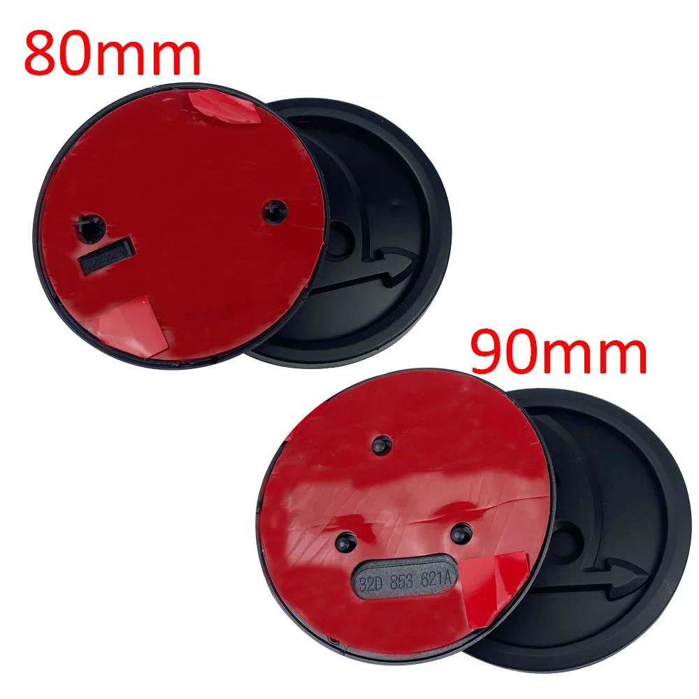 2025 Heiß 2 Stück 80mm 90mm Emblem Für Skoda Fabia 1 2 Octavia a7 RS Superb Rapid Yeti Karoq Vision Auto Haube Vorne Hinten Kofferraum Heckklappe