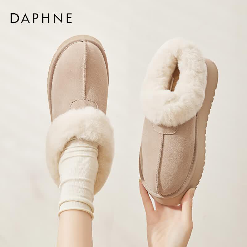 Women s Warm Plush Snow Boots EU 36