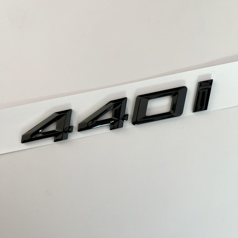 Car 3D ABS Trunk Letters Logo Badge Emblem Styling Decals Sticker For BMW 4 Series 420i 425i 428i 430i 435i 440i F30 F32 F33 F36
