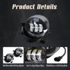 LED Fog Light For Toyota Corolla Camry Yaris RAV4 Prius CHR Hilux Lexus DRL Daytime Running Lights 3.5 Inch White Yellow