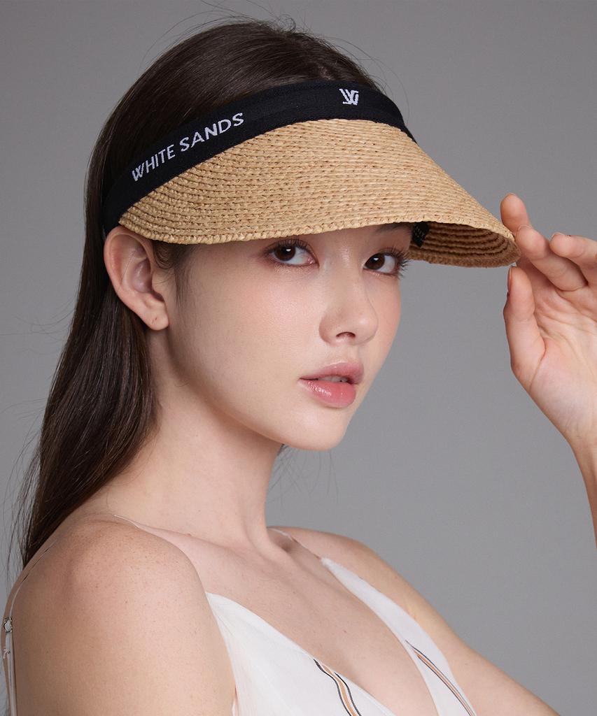 Hwaiteusaenjeu My Way New Lazar Natural Raffia Women'S Summer Sun Cap (6 Colors)