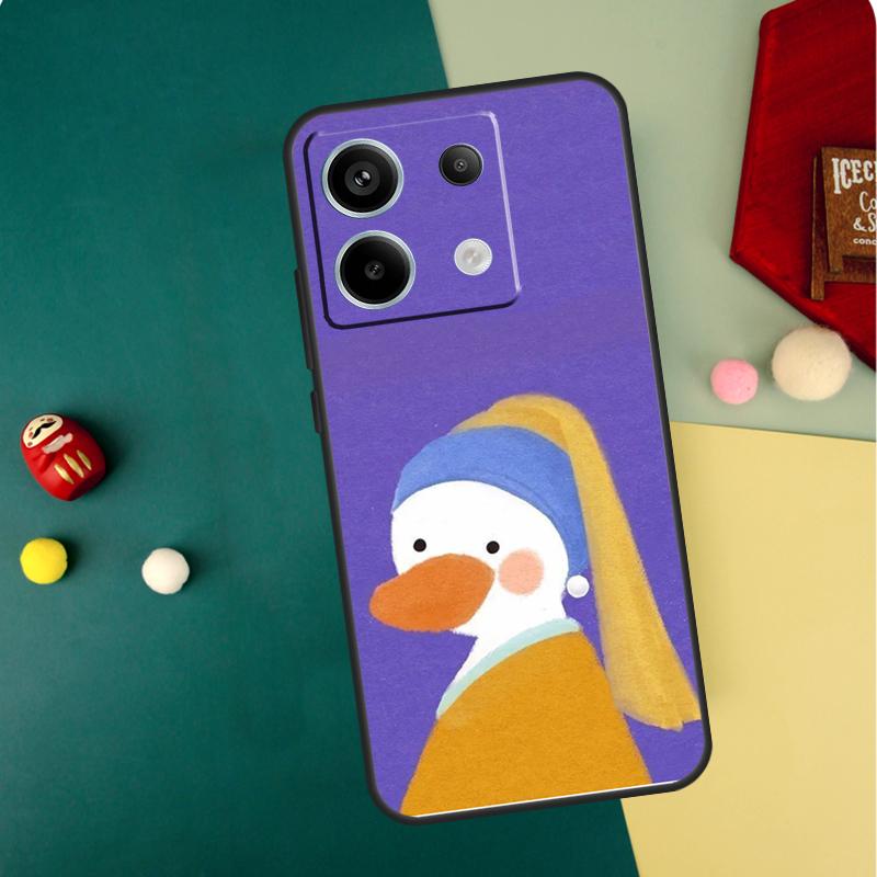 Cartoon Cute Animal Duck Case For Xiaomi Redmi Note 14 Pro 13 12 11 10 15 Pro Plus Redmi 15C 14C 13C 10C 12C 15 Funda