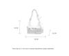 Japanese Style Star Printed Shoulder Bag For Women Large Capacity Transparent Splicing Handbag Fashi Women's Crossbody Bag