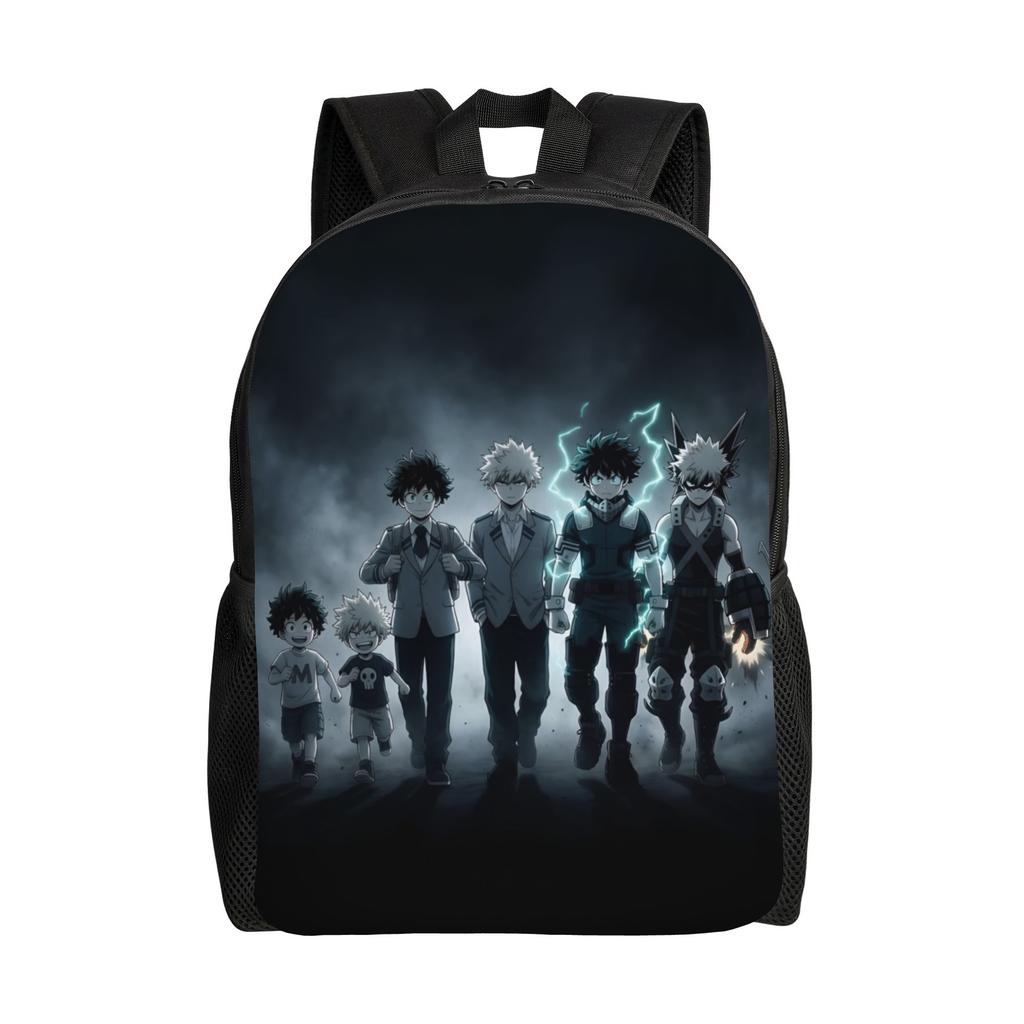 Personalized My Hero Academias Backpacks Basic Bookbag for School College Izuku Midoriya Katsuki Bakugo Shoto Todoroki Bags