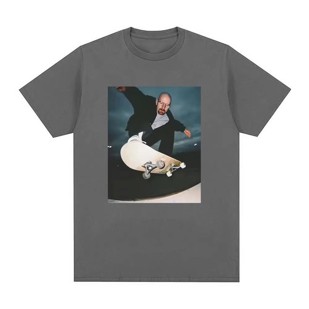 25 Y2k Breaking Bad Heisenberg T-shirts Man Walter White 90s Skate T-Shirt Men Women Graphic Print T Shirt Casual Tee Shirt Tops