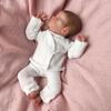 10 Inch Lifelike Mini Reborn Baby Dolls Soft Touch Cloth Body Simulation Doll Cute Sleeping Baby Toy Dolls Real Like Toddler Bedtime Playmate Toys