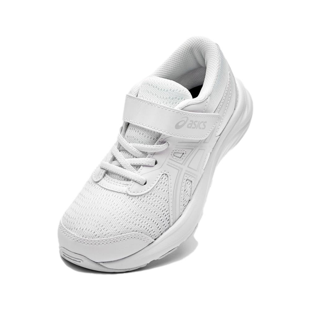 Asics Contend 9 PS White Glacier Grey Kids Sneakers 1014A338-100