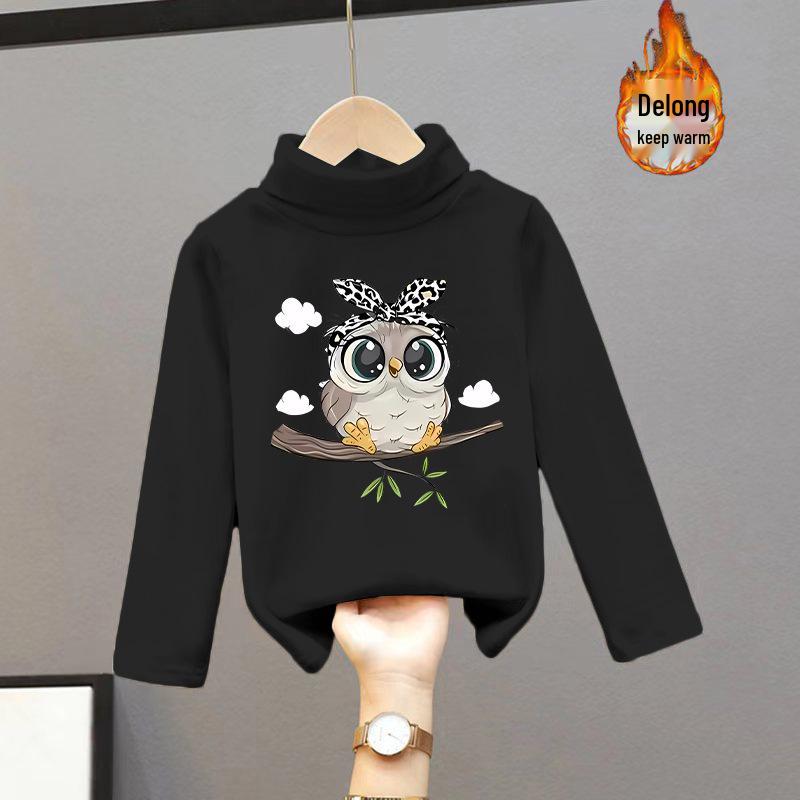 Children's Warm Base Layer Top for Boys and Girls - Thick, Versatile Long-Sleeved for Autumn/Winter