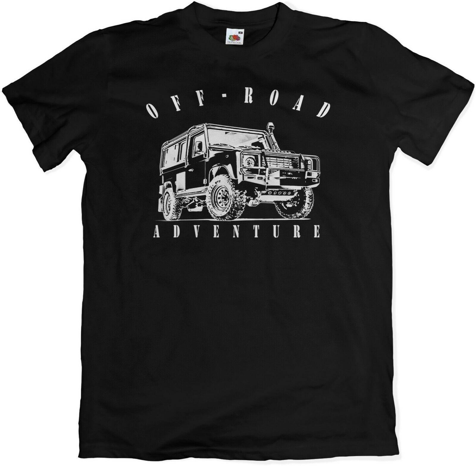 

Land Rover Defender Four Wheel Drive Offroad Tee Navy Black T-Shirt