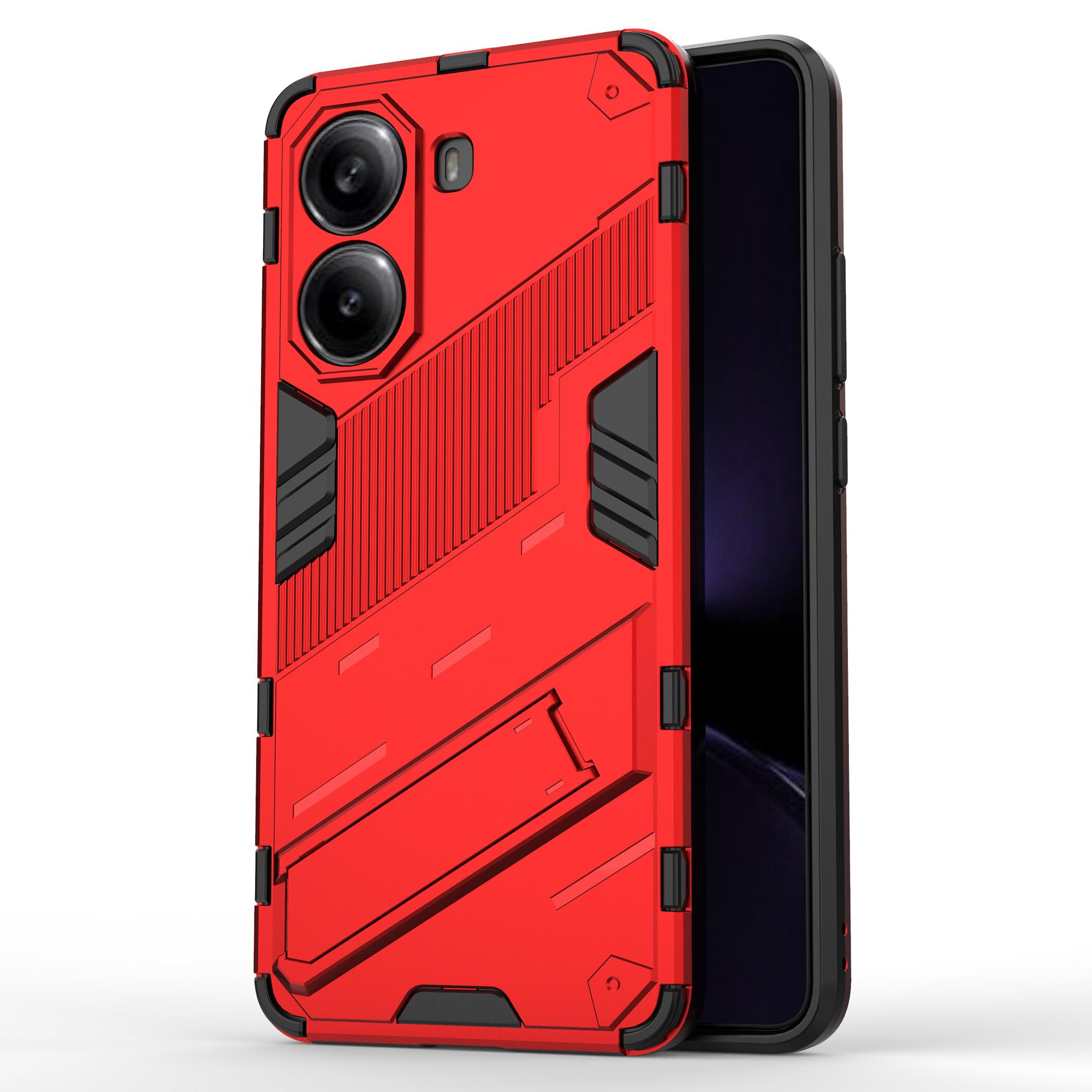 

For Xiaomi Poco X7 Pro 5G/Redmi Turbo 4 5G Case PC + TPU Shockproof Phone Cover with Kickstand C