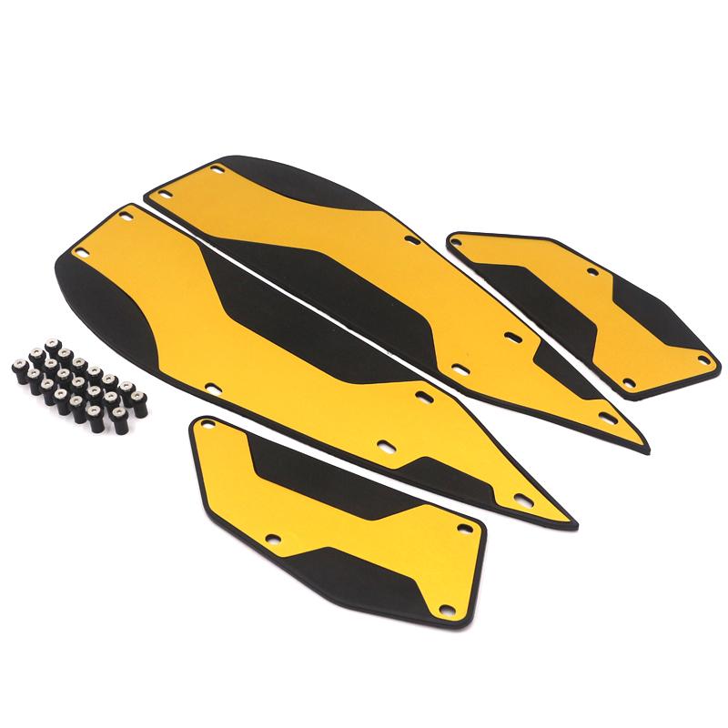 Motorcycle Foot Rest Plate Skidproof For XMAX300 Accessories XMAX 250 300 Aluminum Alloy Pedal Plate Modified Footrest