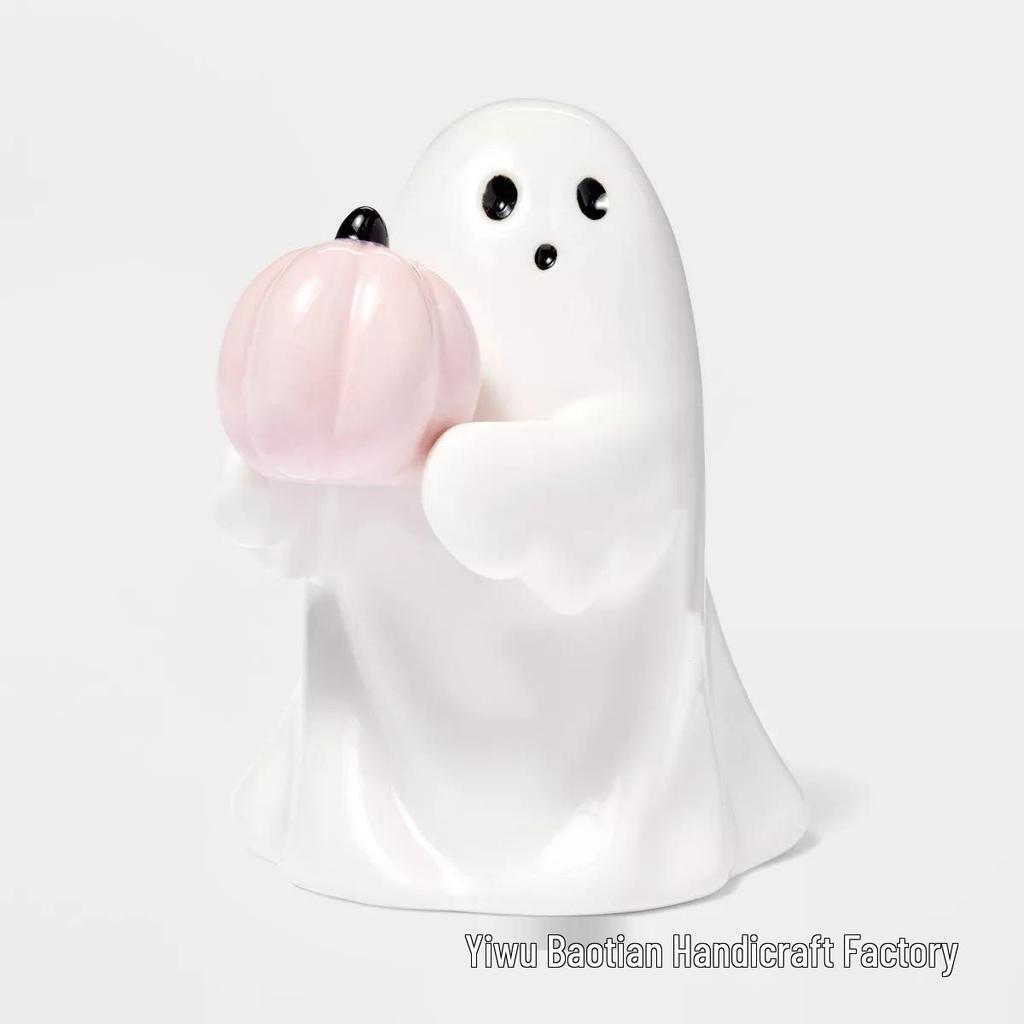 Halloween Ghost Party Decoration - Cute White Ornament for Yard or Desktop