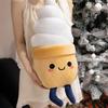 Ice Cream Plush Pillow 30/60/100cm Cute Stuffed Doll for Girls Lumbar Nap Support Soft Hugging Body Pillow for Bed Dorm