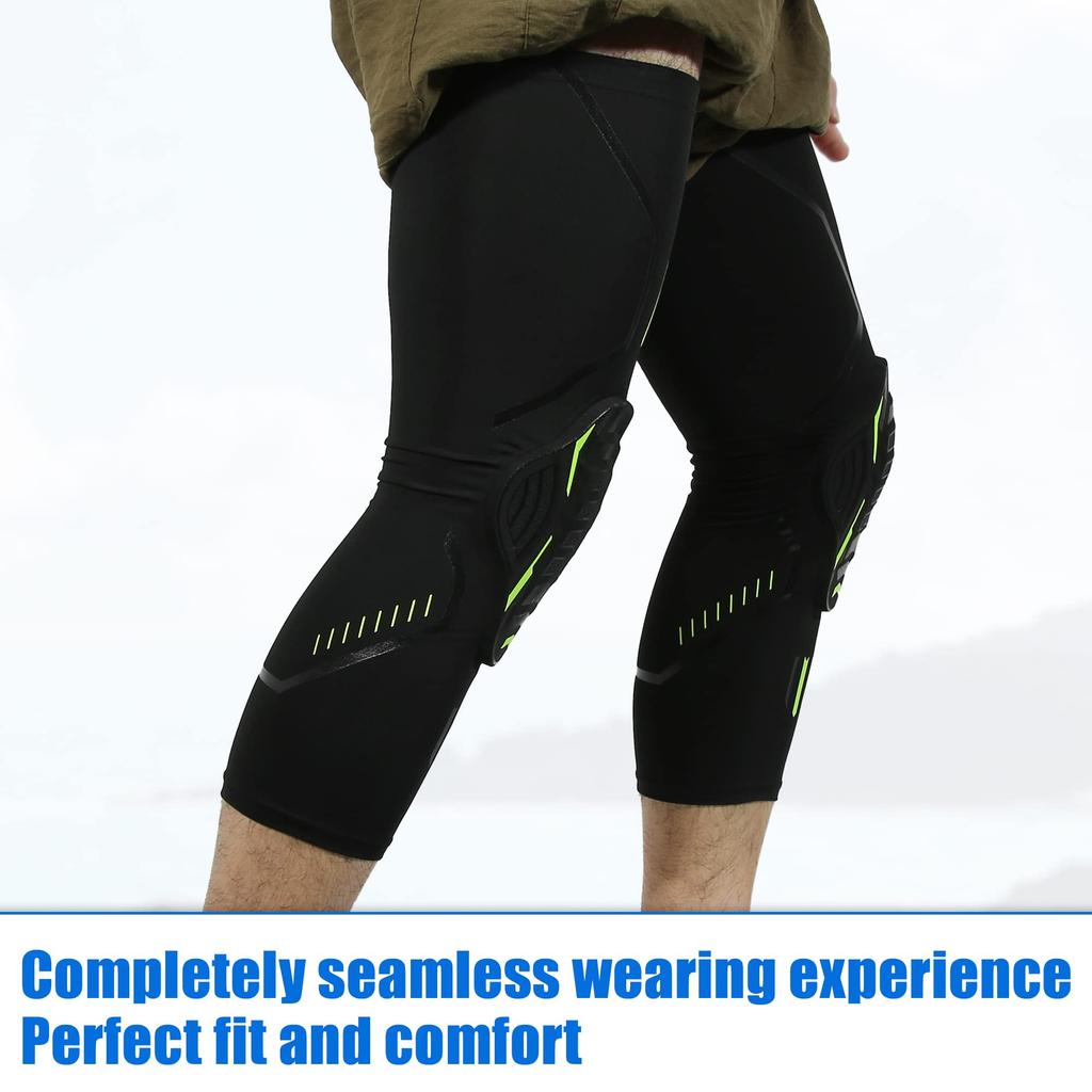 VOCOSTE Knee Knee EVA Leg Size Pack of 2 Pads, Brace, Pads, Covers, Unisex, Nylon, Black, M,