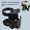 Adjustable 2 In 1 Baby Stroller Cup Holder Easy To Install Stroller Water Bottle Organizer  Kids