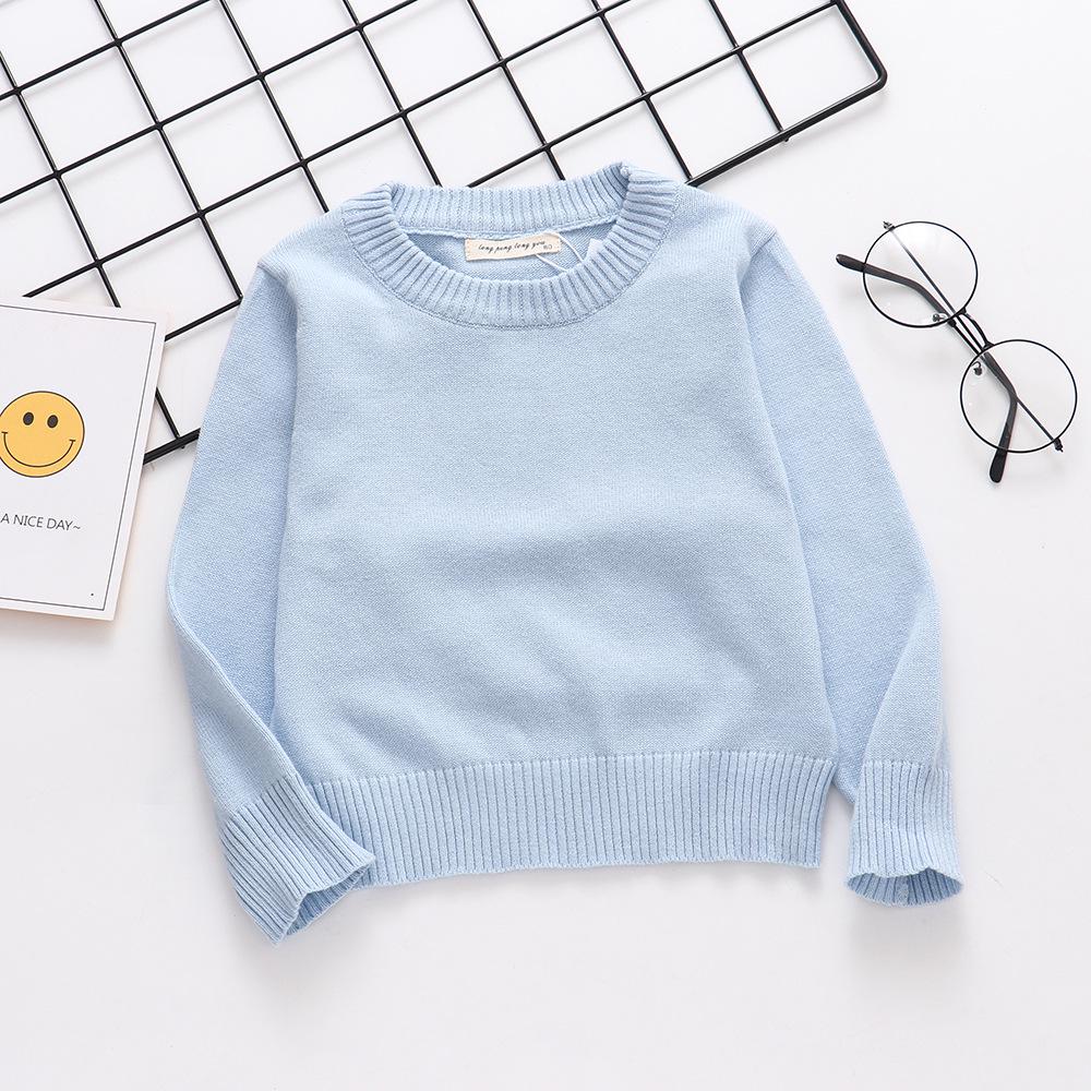 2022 New Arrival Korean Style Unisex Children's Pure Cotton Warm Knit Sweater