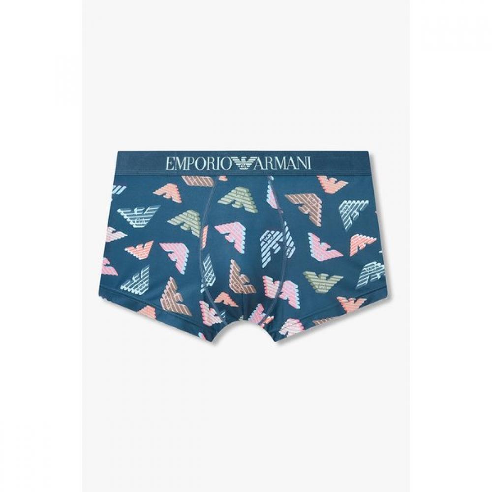 Emporio Armani Men S 3d Logo Pattern Print drowSe 0816112040 S(95)