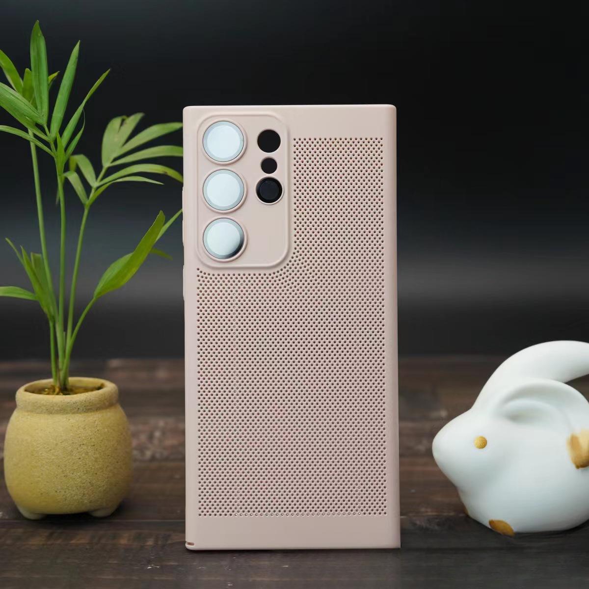 

Suitable for Samsung S23ultra Mobile Phone Case S22+ Mesh Cooling S21 Glasses Note20 Summer Ins Fire A04 Samsung S21