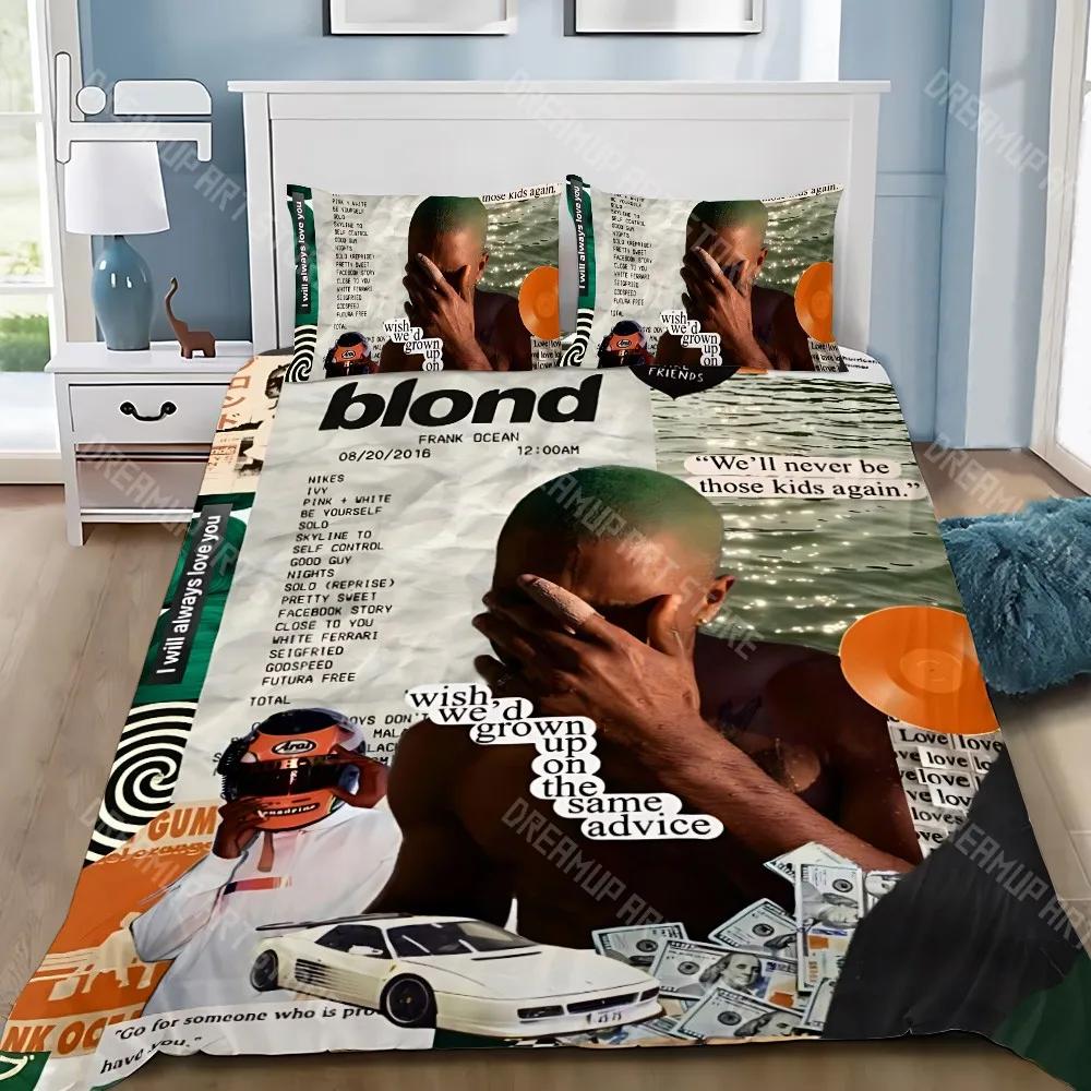 Duvet Cover Pillowcase Bedding Set Franks Blonds Oceans Adult Boy Girl Bedroom Decoration Children Gift Single Double Large