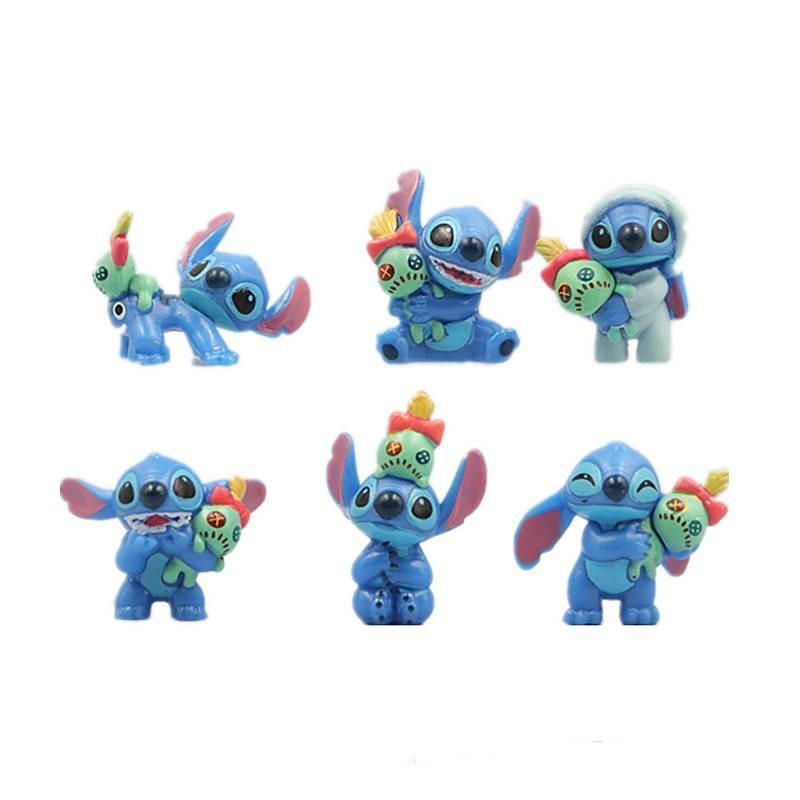 Action Stitch Lilo Figure Model Dolls Toys Children Holiday Ornaments Gifts