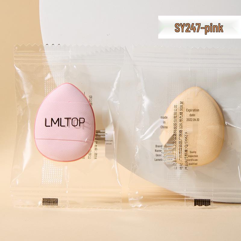 LMLTOP Mini Cushion Puff Set - 3 Water Drop and Heart Shape Blenders for Concealer and Blush (SY253)