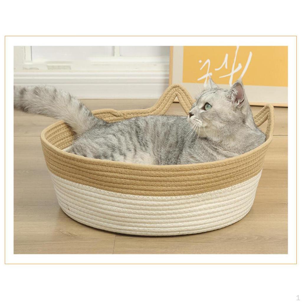 Cat Bed Basket Scratch Mat Indoor Play House Wear Resistant Household Pet Scratching