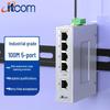 Edicon IT168 5-Port 100M Unmanaged Industrial Ethernet Switch