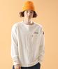 AVIREX NAVAL PATCH LONG SLEEVE T-SHIRT 783-5930017 white