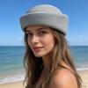 2026 New Summer Straw   Beret Sun Hats Retro Artistic Painter Breathable Straw Hat Fashion Women Circle Concave