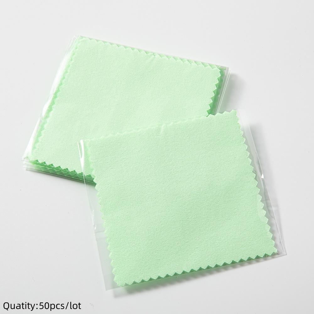 10/50pcs Sterling Silver Cleaning Polishing Cloth Clean Wipe For Professional Jewelry Tool And Equipment Individually Package