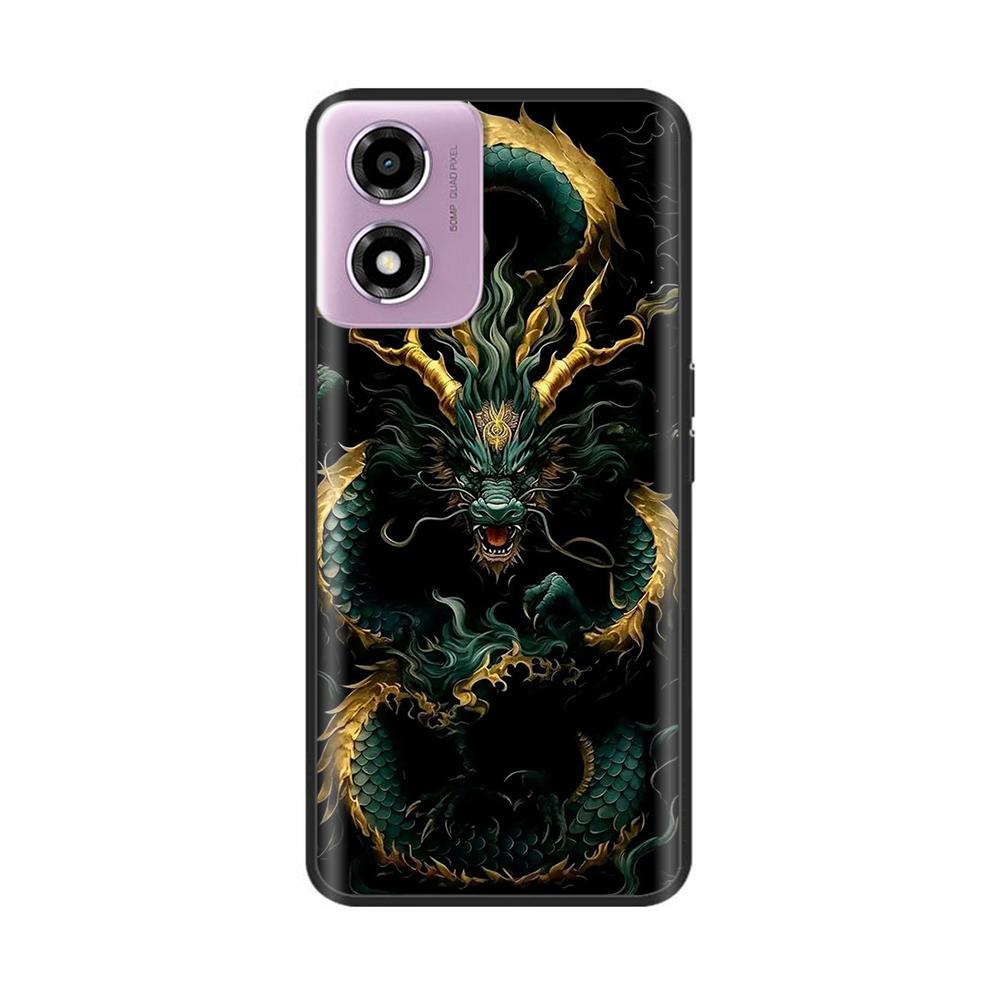 Phone Case For Motorola Moto E14 Case Soft TPU Painted Back Cover For Motorola E14 E 14 MotoE14 Full Protective Phone Shell Capa
