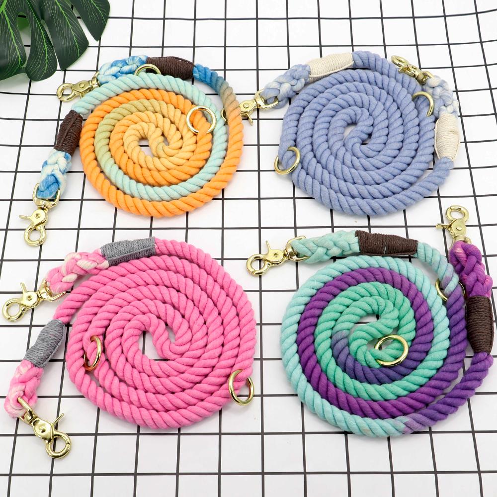 

Мягкий поводок для собак, нейлоновые поводки для маленьких, средних и больших собак, длинные сверхмощные поводки для прогулок для щенков, походные веревки для собак L