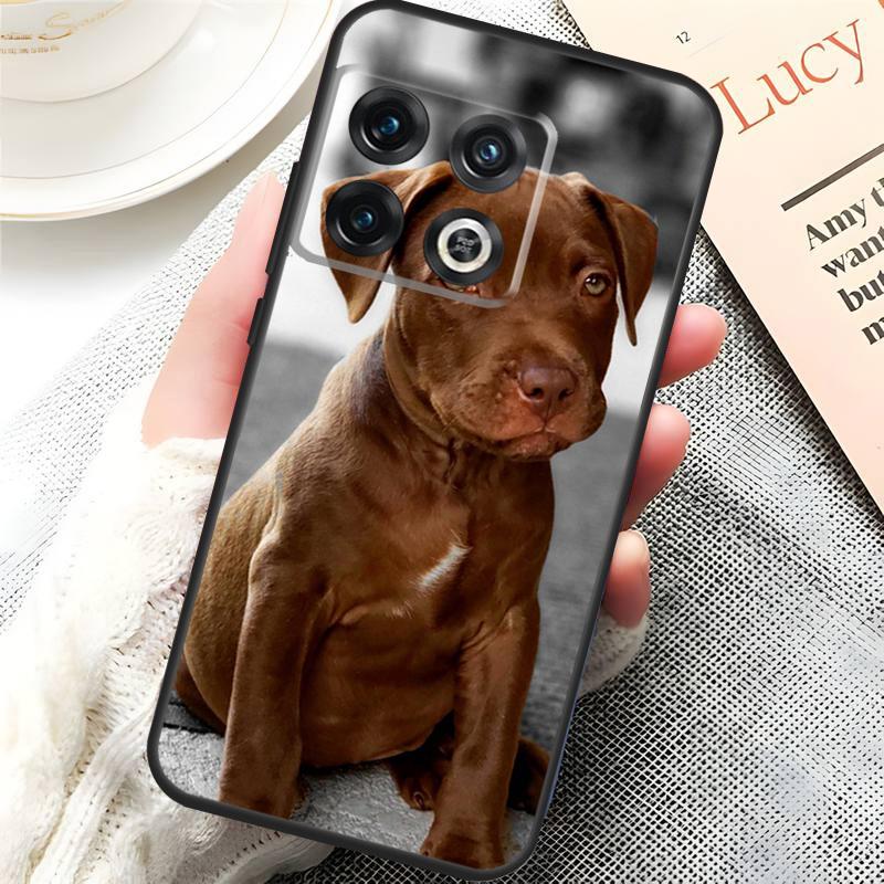 

Cute Pit Bull Dog Pitbull Cover For OnePlus 13R 15 13 13T 12 12R 10T 11 10 Pro OnePlus Nord 5 CE 3 4 Lite N20 N30 Case OnePlus 8Pro