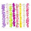 2025 36/50 Stück Hawaiianische Blumenketten Hawaiianische Girlanden Mehrfarbige Blumenketten für Strandparty Hochzeit Geburtstagsdeko