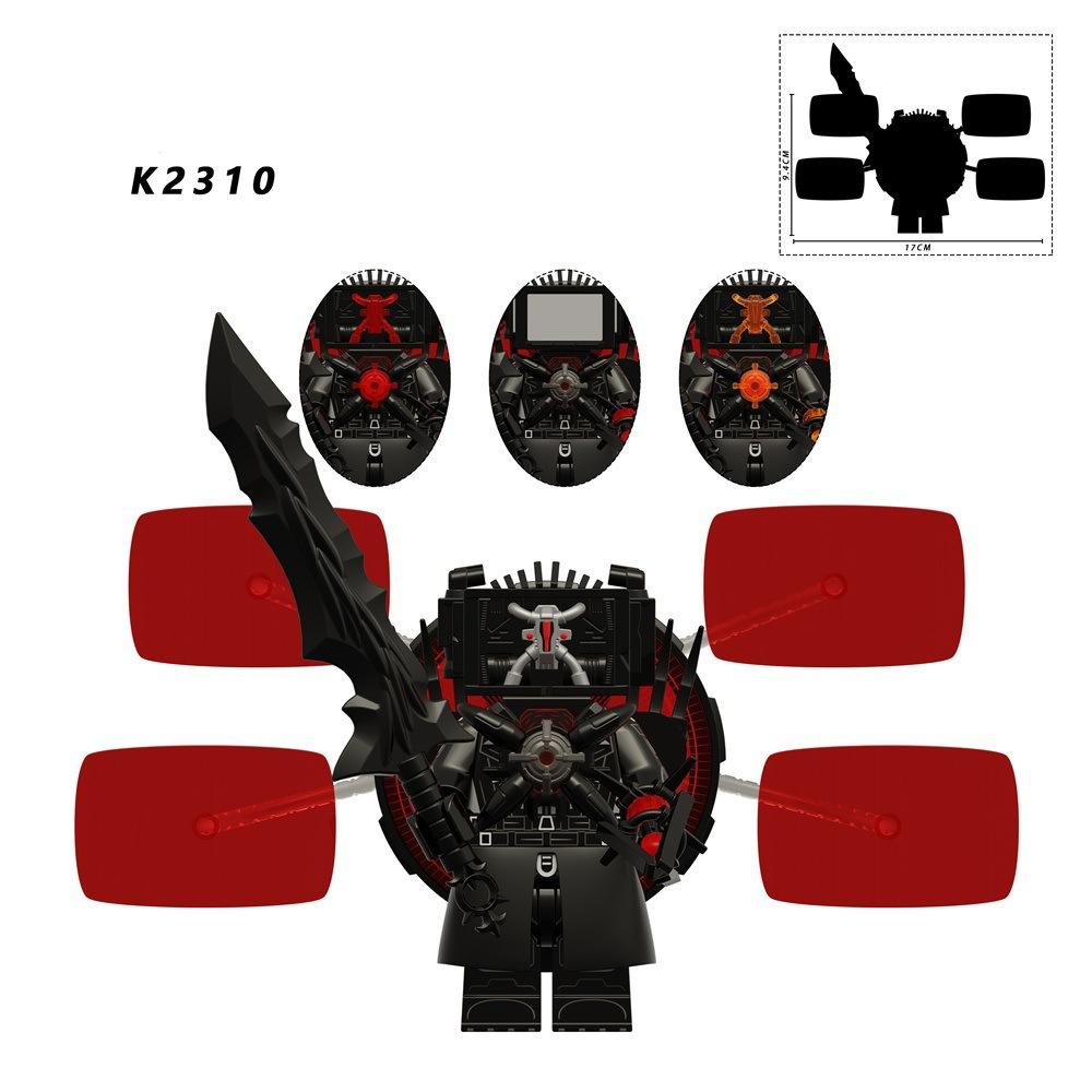 KDL848 Toilet Man Series Educational Building Blocks Toy Figures