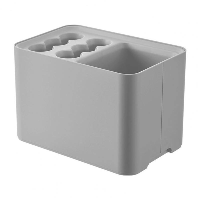 6 Holes 4 Grids Umbrella Rack With Drip Tray Home Totel Entrance Umbrella Drain Storage Box for Home Hotel Umbrella Orgainzer