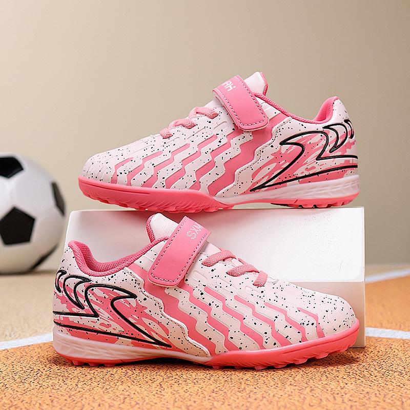 New Velcro football shoes boys and girls children broken nails primary school students long nails professional game training shoes