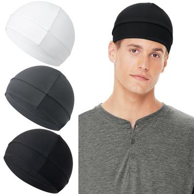 1Pcs Cycling Running Sports Hat for Men and Women Soft Eastic Fitness Hiking Windproof Hat Soft and Breathable Helmet Liner Cap